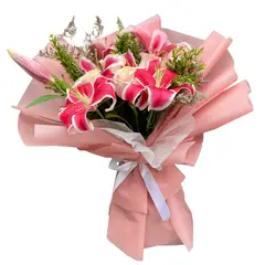 GENERICO - Ramo Carolina - Ramo de lirios - Ramo de flores