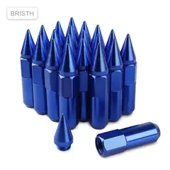 GENERICO - Tuercas Blox Para Aro 12x1-5mm Aluminio Azul