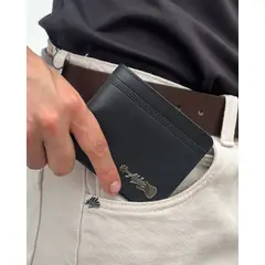 ALDO'S SINCE 1986 - BILLETERA CON RELIEVE EN CUERO ALDOS