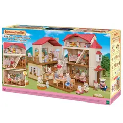 SYLVANIAN FAMILIES - Juguete Sylvanian Ternurines Casa con Luces y Atico Secreto 36 cm
