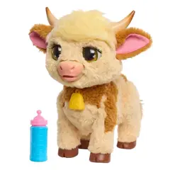 FURREAL - Peluche Interactivo Juguete Maggy Vaquita con sonidos y movimiento 33 cm