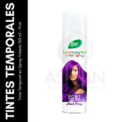 GENERICO - First Tinte Temporal en Spray Violeta 150 ml