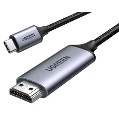 UGREEN - Cable USB-C a HDMI macho a macho con carcasa de aluminio de 1,5 m