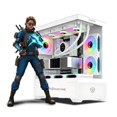 INTEL - CPU Gamer Core i9 14900K 32gb ddr5 1TB RTX5070 12GB Mipclista WHITE COMPUTADORA