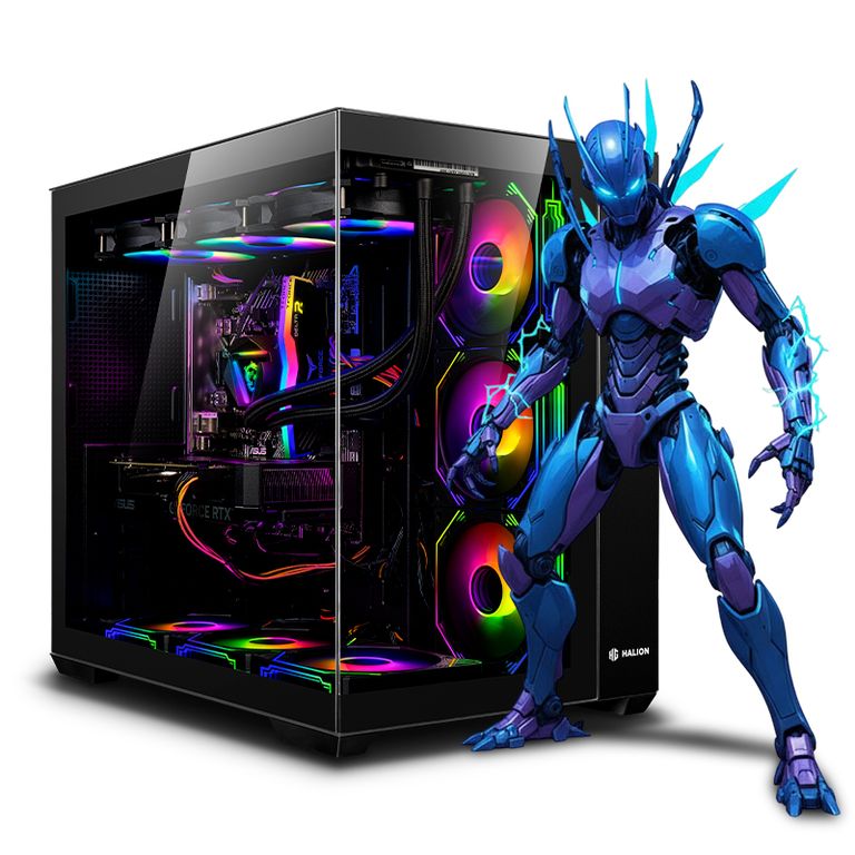 CPU Gamer Core i9 14900K 32gb ddr5 1TB RTX5080 16GB Mipclista BLUE