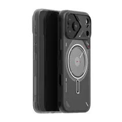 AULUMU - Case Futurista iPhone 17 Pro Max Tecnología CoolHyper Multicapa MagSafe Negro