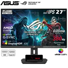 ASUS - Monitor Gaming Rog Strix XG279CNS 27 FAST IPS FHD 380Hz 003ms G-Sync Pivote