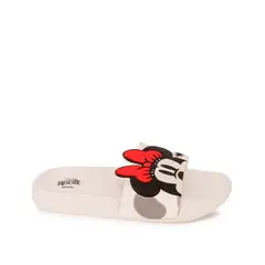 MINNIE - Sandalia Slide Casual 2NY-089 Blanco
