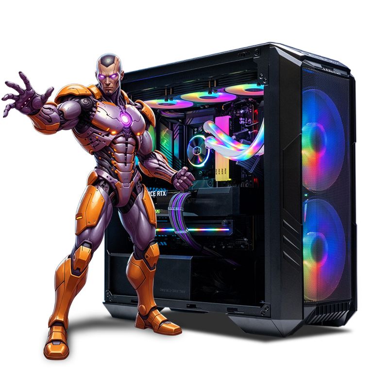CPU Gamer Core i9 Ultra 285K 64gb ddr5 1TB RTX5090 32GB Mipclista BLUE