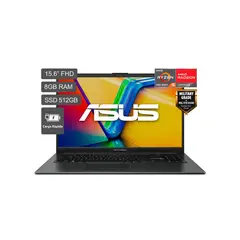 ASUS - Laptop Vivobook E1504F 15.6'' FHD, Ryzen 5 7520U, 8GB DDR5, 512GB SSD, Windows 11 Español