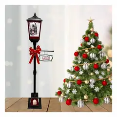 GENERICO - Farol de Navidad de Papanoel de Negro Y+Ligas de Regalo