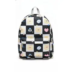 GENERICO - Mochila Kawaii Juvenil Resistente Negro Comoda Tendencia