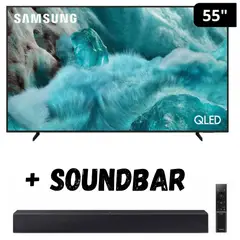 SAMSUNG - Televisor QLED 55" VISION AI QN55Q7FAAGXPE 2025 + SOUNDBAR