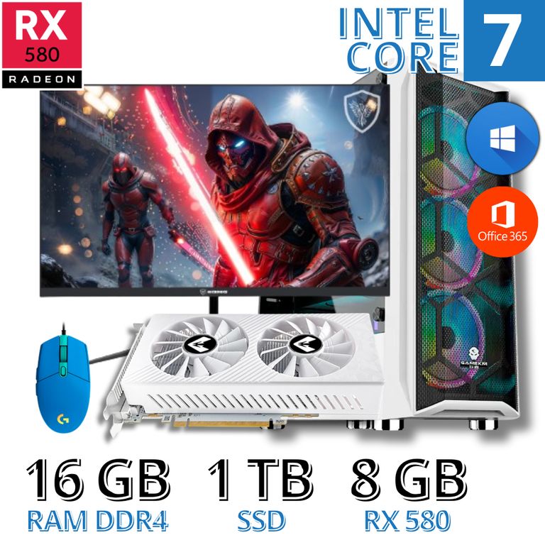 PC GAMER CORE I7 16GB RAM SSD 1TB GRAFICA 8GB