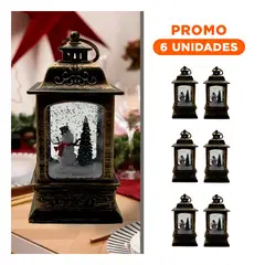 ANIMALIA - Pack6 Lampara con Luz Reflectante para tu Azotea en Marron