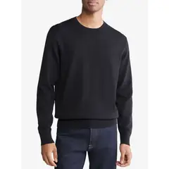 CALVIN KLEIN - SWEATER LS SUPIMA COTTON CLASSIC CREWN CK