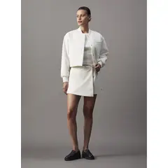 CALVIN KLEIN - SWEATER WOVEN LABEL SWEATER TOP CK