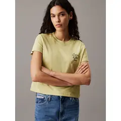 CALVIN KLEIN - CAMISETA SCRIPT INSTITUTIONAL BABY TEE CK