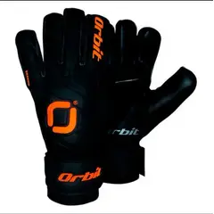 ORBIT - Guantes de Arquero con Varilla Shadow negro con naranja talla 7