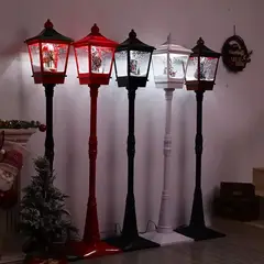 GENERICO - PACK 02 FAROS Navideño 185Cm Con Música Y Luz