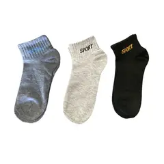 MINTANA - PACK 3 MEDIAS TOBILLERAS ALGODON SPORT HOMBRE