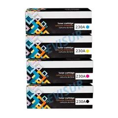 GENERICO - TONER COMPATIBLE HP 230A PACK COMPLETO