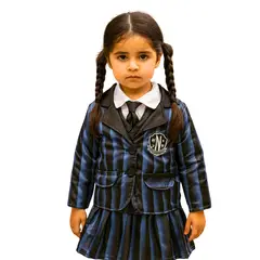 GENERICO - DISFRAZ MERLINA COLEGIALA TALLA 8