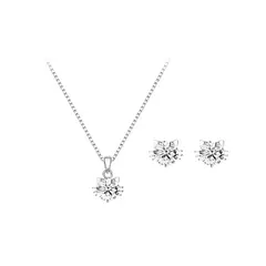 CLEO JOYAS & ACCESORIOS - Set Minino de Plata con Circones