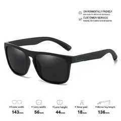 GENERICO - LENTES SOL UV400 BLACK POLARIZADAS HOMBRE