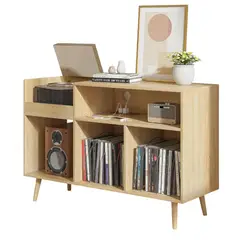 GENERICO - Mueble Tocadisco Karely Para Vinilo Nice Home