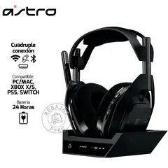 ASTRO - A50 X Wireless + Base Lightspeed Bluetooth PS5XboxPC