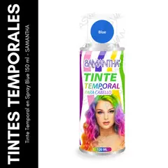 GENERICO - Tinte Temporal en Spray Blue 120 ml - SAMANTHA