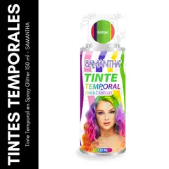 GENERICO - Tinte Temporal en Spray Glitter 120 ml - SAMANTHA