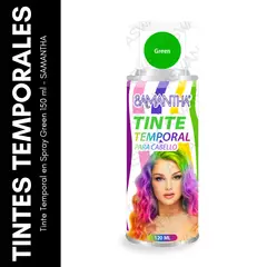 GENERICO - Tinte Temporal en Spray Green 120 ml - SAMANTHA