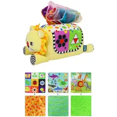 GENERICO - Juguete Caja de Pañuelos de Estimulación Sensorial Amarillo