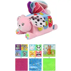 GENERICO - Juguete Caja de Pañuelos de Estimulación Sensorial Rosado