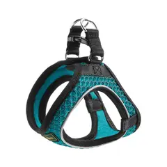 HUNTER - Arnes para Perro Hilo Comfort Turquesa XXS