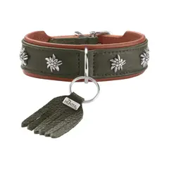 HUNTER - Collar para Perro München VerdeCoñac 60 M-L