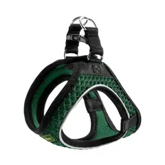 HUNTER - Arnes para Perro Hilo Comfort Verde Oscuro XXS-XS