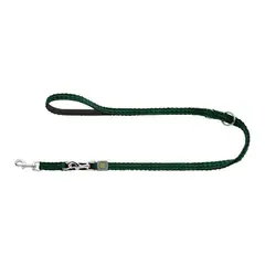 HUNTER - Correa de Entrenamiento para Perro Hilo Verde Oscuro 20-200