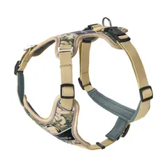 HUNTER - Arnés para Perro Divo Camouflage Beige M