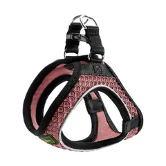 HUNTER - Arnés para Perro Hilo Comfort Rosa Antiguo S