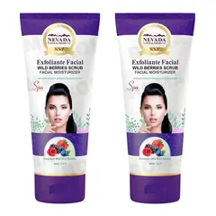 NEVADA NATURAL PRODUCTS - PACK 2 EXFOLIANTE FACIAL FRUTOS DEL BOSQUE 200ML NEVADA