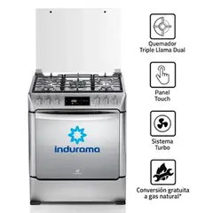 INDURAMA - Cocina Montecarlo Zafiro 5 Quemadores - Croma