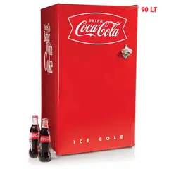 NOSTALGIA - Frigobar 90 Lt Coca Cola CRF32CK Rojo