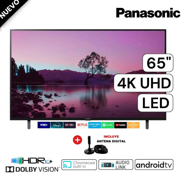 Televisor 65 TC-65FX600W Smart TV 4K UHD LED + Antena Digital