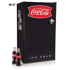 NOSTALGIA - Frigobar 90 Lt Coca Cola CRF32BKCK Negro