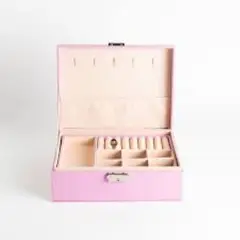 GENERICO - Joyero Organizador Rosa