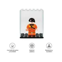 S&T - Caja Acrílica de Exhibición Apilable para Minifiguras MB-14 Transparente