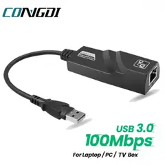 GENERICO - Adaptador USB 3.0 A Rj45 Ethernet Gigabit Windows - Mac Os